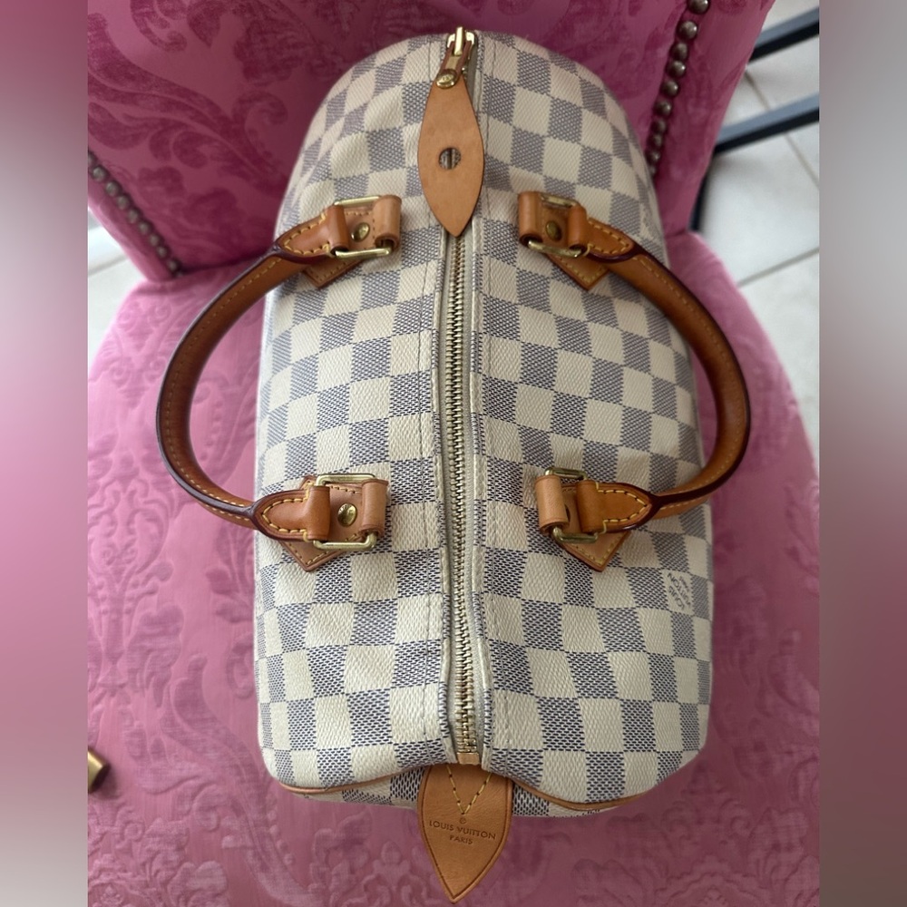 Louis Vuitton Speedy 30 Damier Azur - Picture 15 of 17